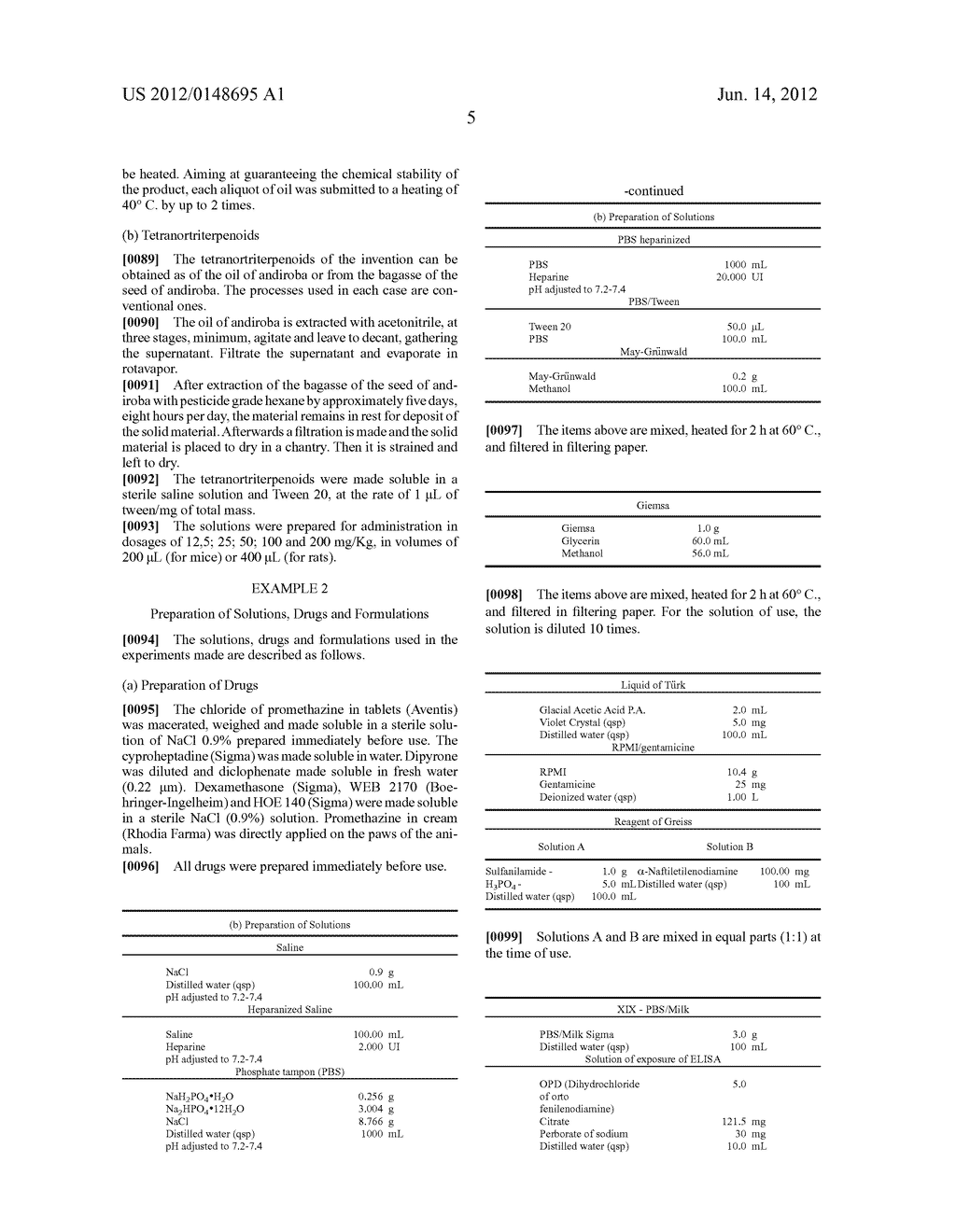 Pharmaceutical Compositions From Carapa Guianensis - diagram, schematic, and image 22