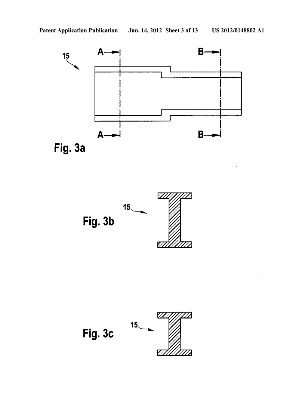 PRODUCTION METHOD FOR A WORKPIECE COMPOSED OF A FIBRE-COMPOSITE MATERIAL,     AND A FIBRE-COMPOSITE COMPONENT IN THE FORM OF A PROFILE WITH A PROFILE     CROSS SECTION WHICH VARIES OVER ITS LENGTH - diagram, schematic, and image 04