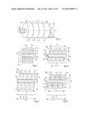 LONG-FIBER-REINFORCED POLYMER MATERIAL AND METHOD AND INSTALLATION FOR ITS     MANUFACTURE diagram and image