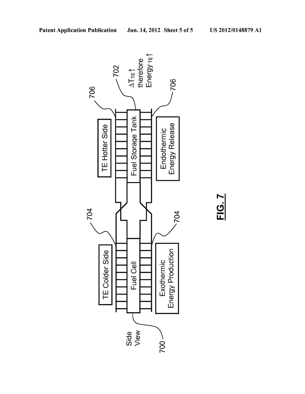 FUEL CELL ELECTRICAL POWER SOURCE FOR A PORTABLE ELECTRONIC DEVICE WITH     THERMOELECTRIC MODULE - diagram, schematic, and image 06