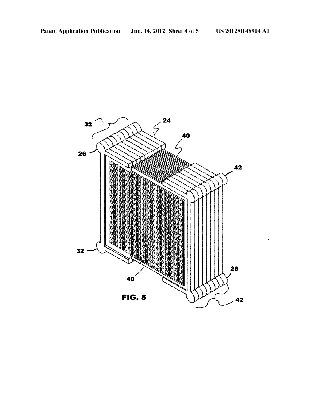 Electrode plate for an electromechanical battery - diagram, schematic, and image 05