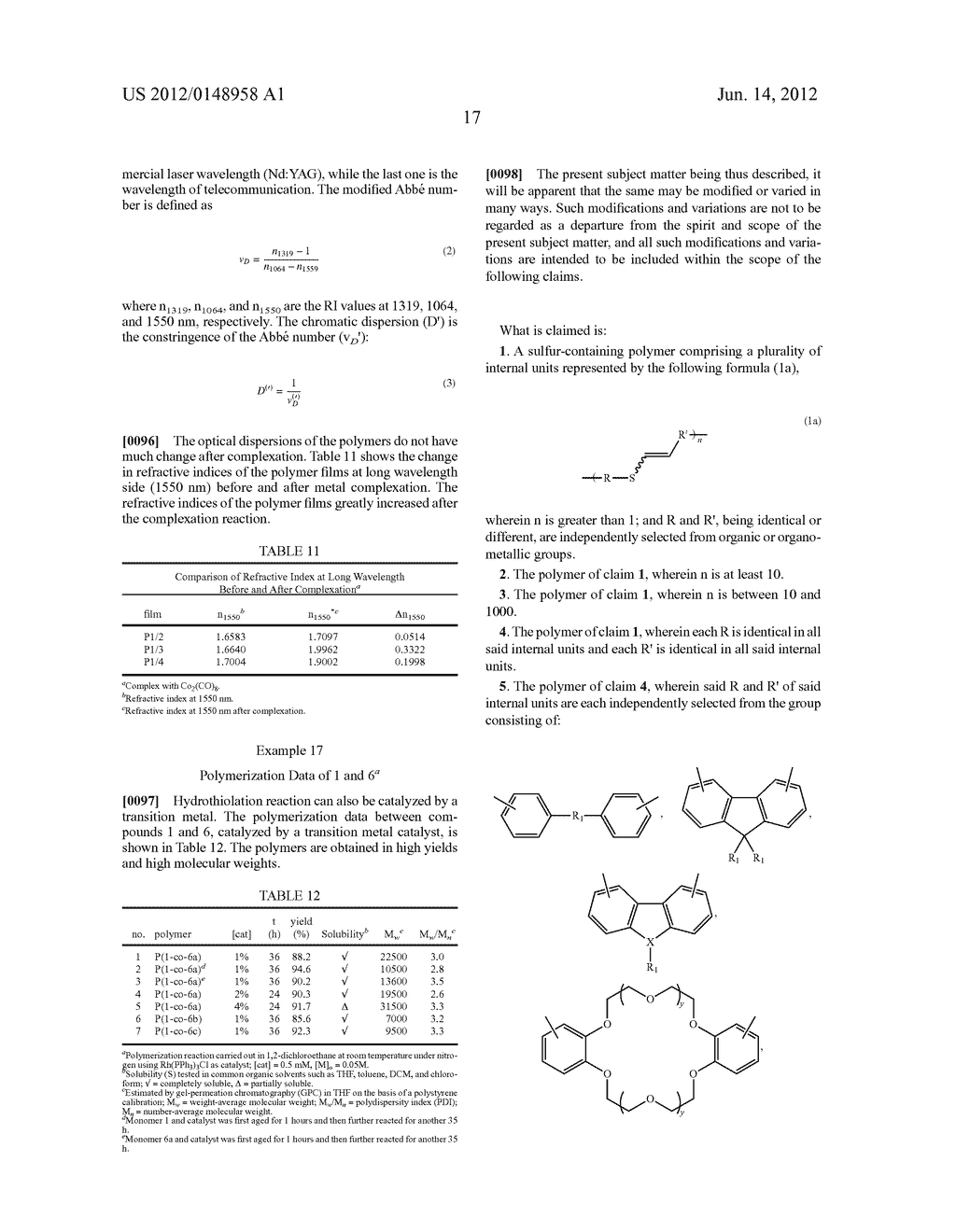 SULFUR-CONTAINING MACROMOLECULES AND METHODS FOR THEIR PREPARATION - diagram, schematic, and image 26