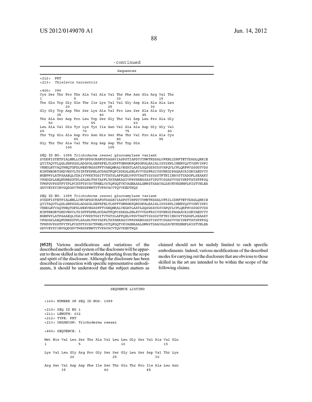 VARIANTS OF GLUCOAMYLASE - diagram, schematic, and image 109