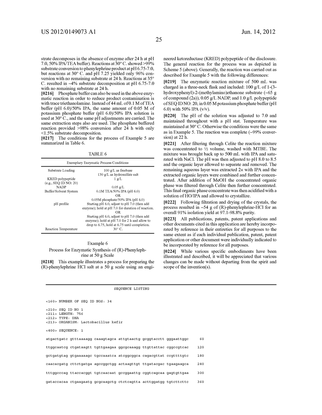 Ketoreductase Polypeptides for the Preparation of Phenylephrine - diagram, schematic, and image 26