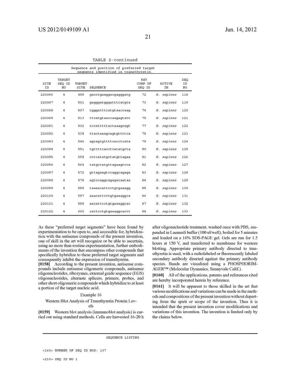 MODULATION OF TRANSTHYRETIN EXPRESSION - diagram, schematic, and image 22