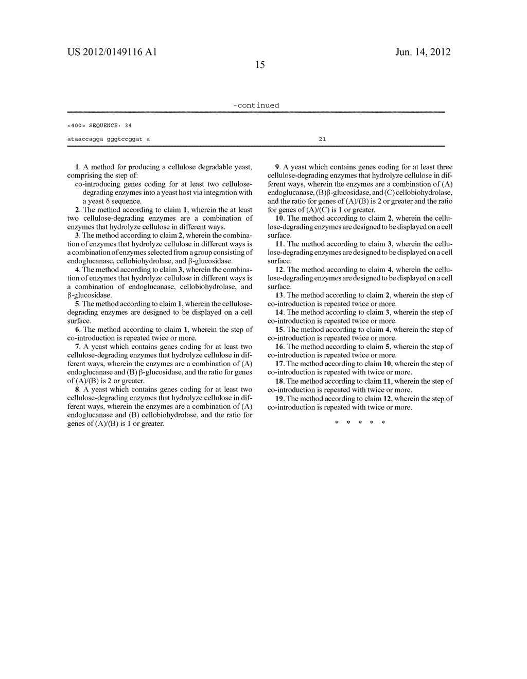 CELLULOSE DEGRADABLE YEAST AND METHOD FOR PRODUCTION THEREOF - diagram, schematic, and image 24