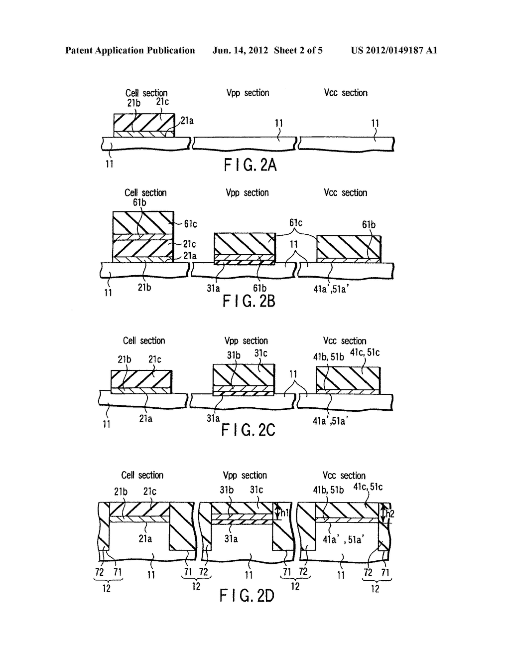 NON-VOLATILE SEMICONDUCTOR MEMORY DEVICE AND METHOD OF MANUFACTURING THE     SAME - diagram, schematic, and image 03
