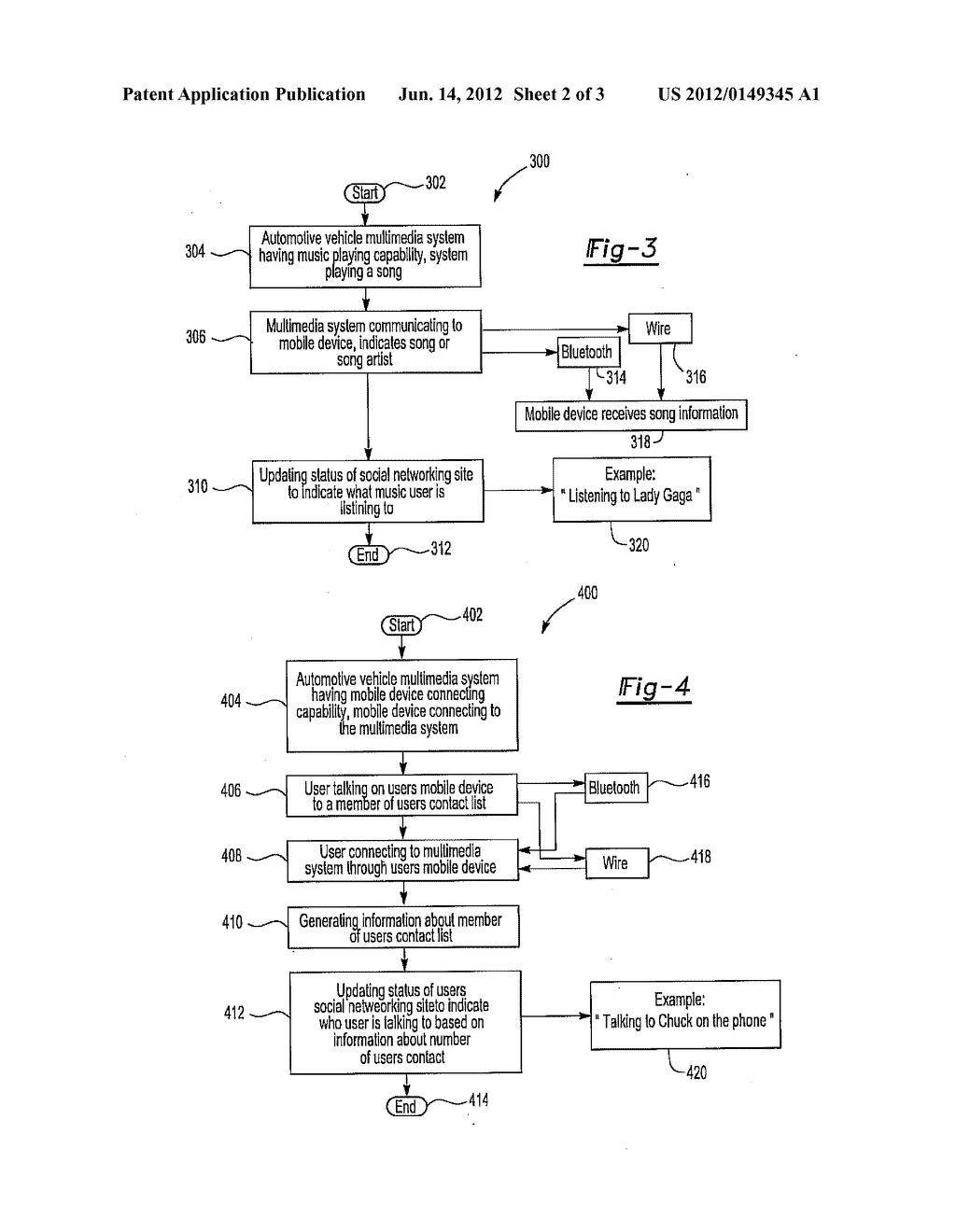 AUTOMATIC STATUS UPDATE FOR SOCIAL NETWORKING - diagram, schematic, and image 03