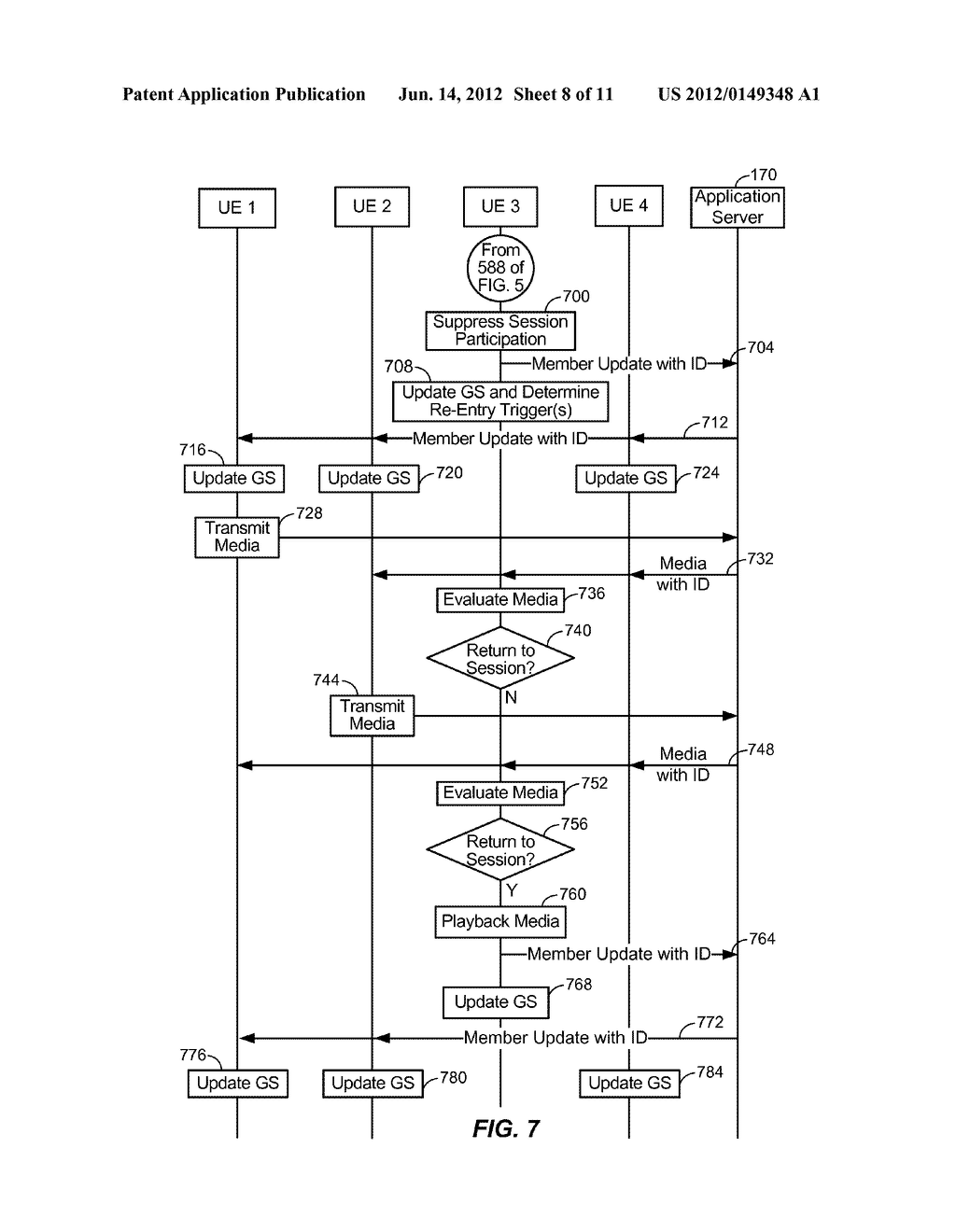 CLIENT-MANAGED GROUP COMMUNICATION SESSIONS WITHIN A WIRELESS     COMMUNICATIONS SYSTEM - diagram, schematic, and image 09