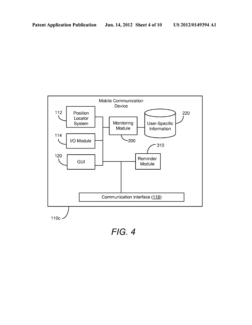 Apparatus And Method For Providing A Task Reminder Based On Travel History - diagram, schematic, and image 05