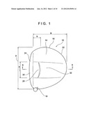 HOLLOW GOLF CLUB HEAD diagram and image