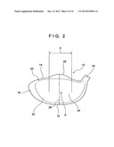 HOLLOW GOLF CLUB HEAD diagram and image