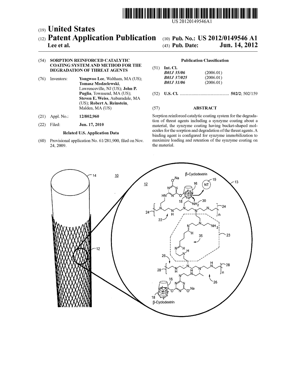 Sorption reinforced catalytic coating system and method for the     degradation of threat agents - diagram, schematic, and image 01