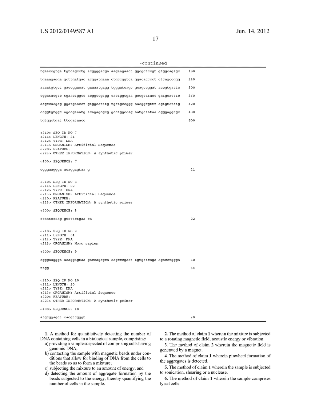 METHOD FOR DETECTING NUCLEATED CELLS - diagram, schematic, and image 38