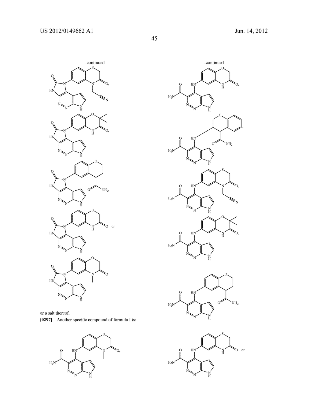 Heterocyclic Compounds as Janus Kinase Inhibitors - diagram, schematic, and image 46