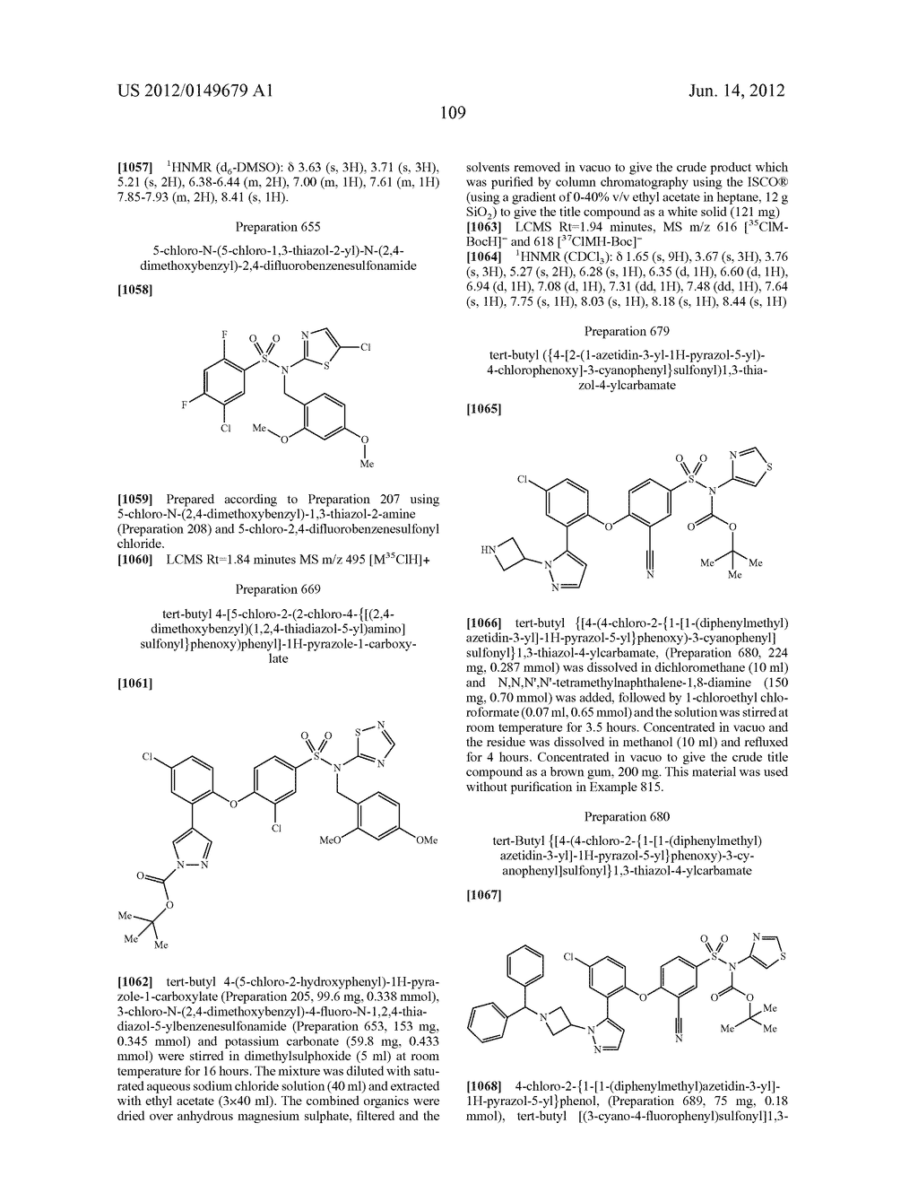 Sulfonamide Derivatives - diagram, schematic, and image 110