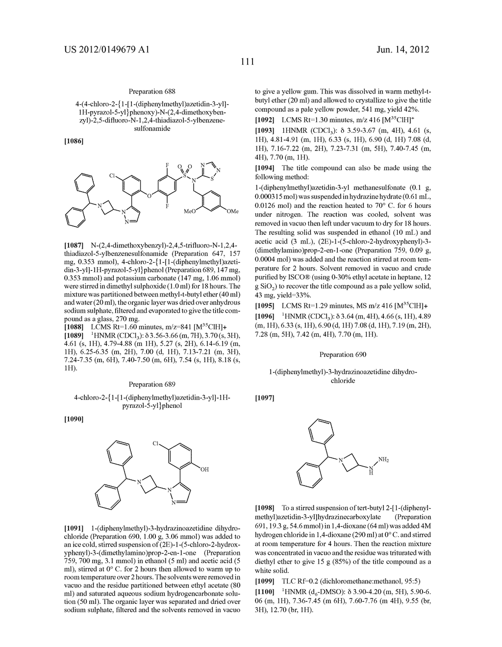 Sulfonamide Derivatives - diagram, schematic, and image 112