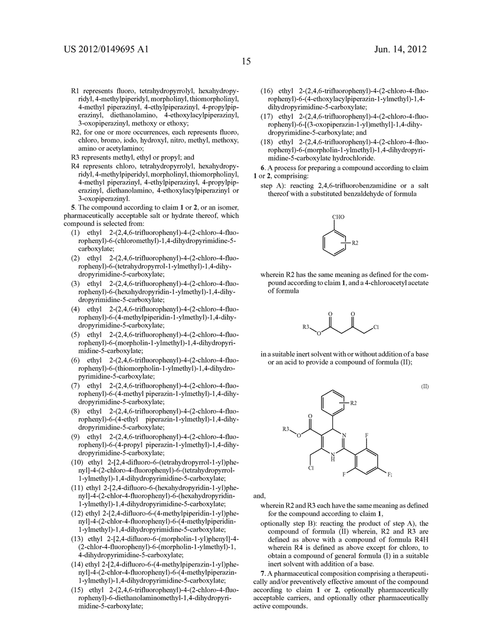 DIHYDROPYRIMIDINE COMPOUNDS AND PREPARATION METHODS, PHARMACEUTICAL     COMPOSITIONS AND USES THEREOF - diagram, schematic, and image 16