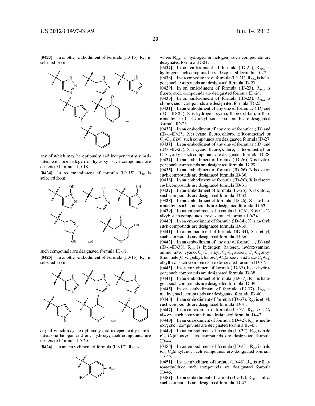 Selenophene and Selenazole Carboxylic Acid Derivatives - diagram, schematic, and image 21