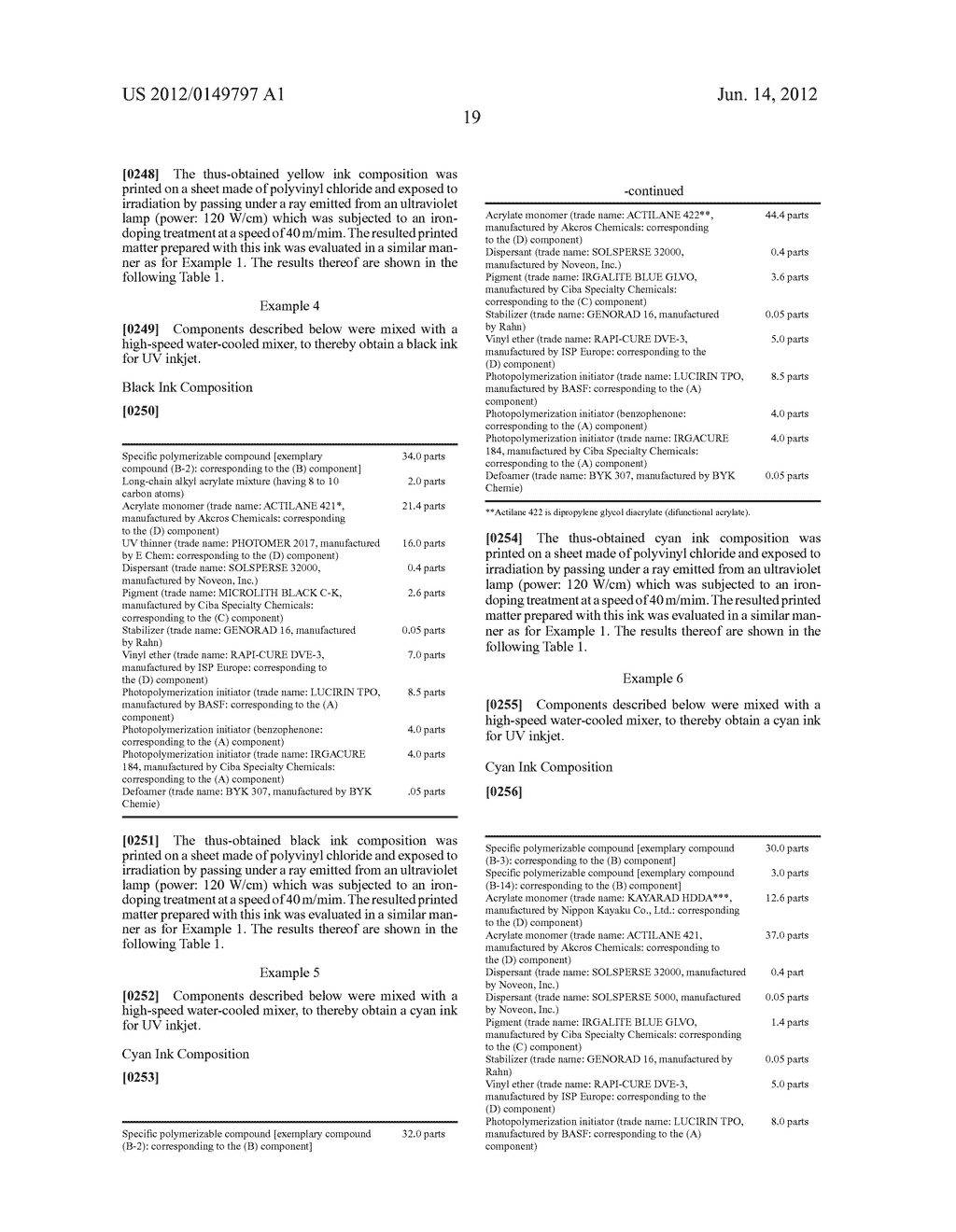 INK COMPOSITION, INKJET RECORDING METHOD, PRINTED MATERIAL, METHOD FOR     PRODUCING PLANOGRAPHIC PRINTING PLATE, AND PLANOGRAPHIC PRINTING PLATE - diagram, schematic, and image 20