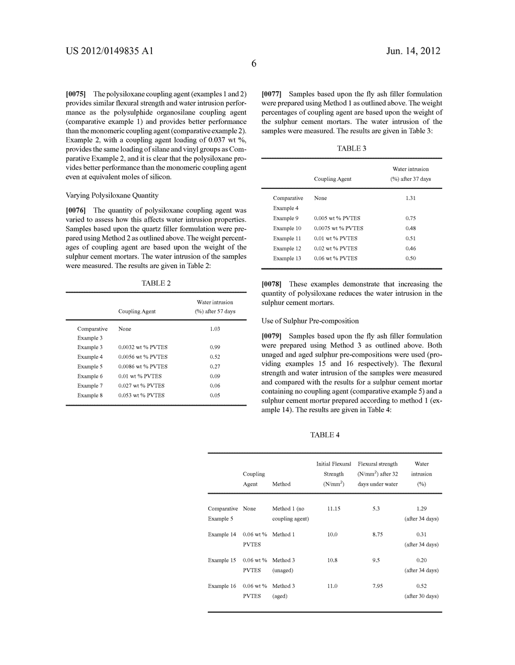 SULPHUR CEMENT PRE-COMPOSITION AND SULPHUR CEMENT PRODUCT - diagram, schematic, and image 07