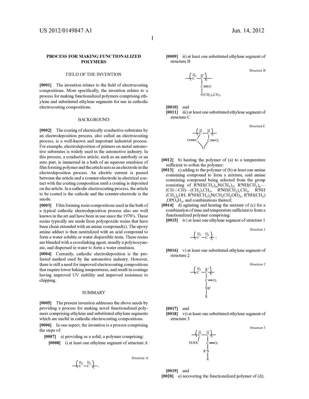 PROCESS FOR MAKING FUNCTIONALIZED POLYMERS - diagram, schematic, and image 02