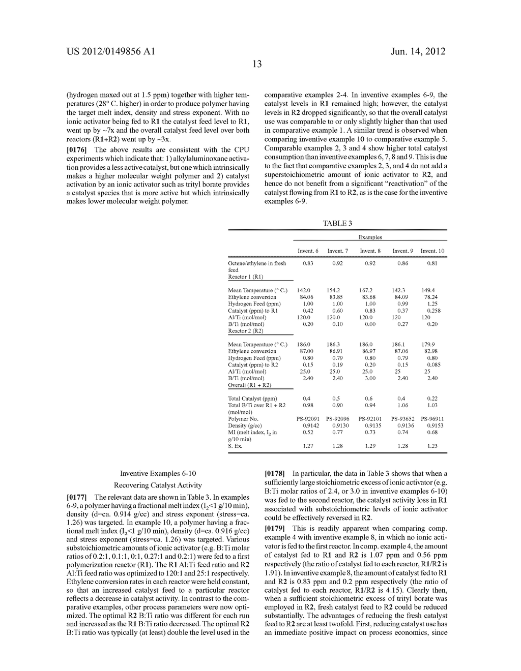 CATALYST ACTIVATION IN A DUAL REACTOR PROCESS - diagram, schematic, and image 15