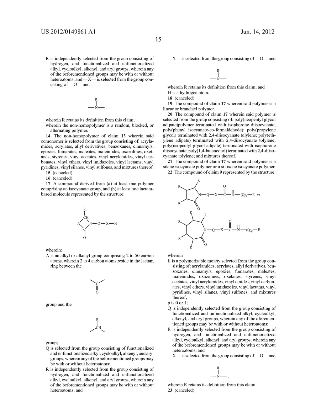 LACTAM-BASED COMPOUNDS WITH A URETHANE OR UREA FUNCTIONAL GROUP, AND USES     THEREOF - diagram, schematic, and image 16