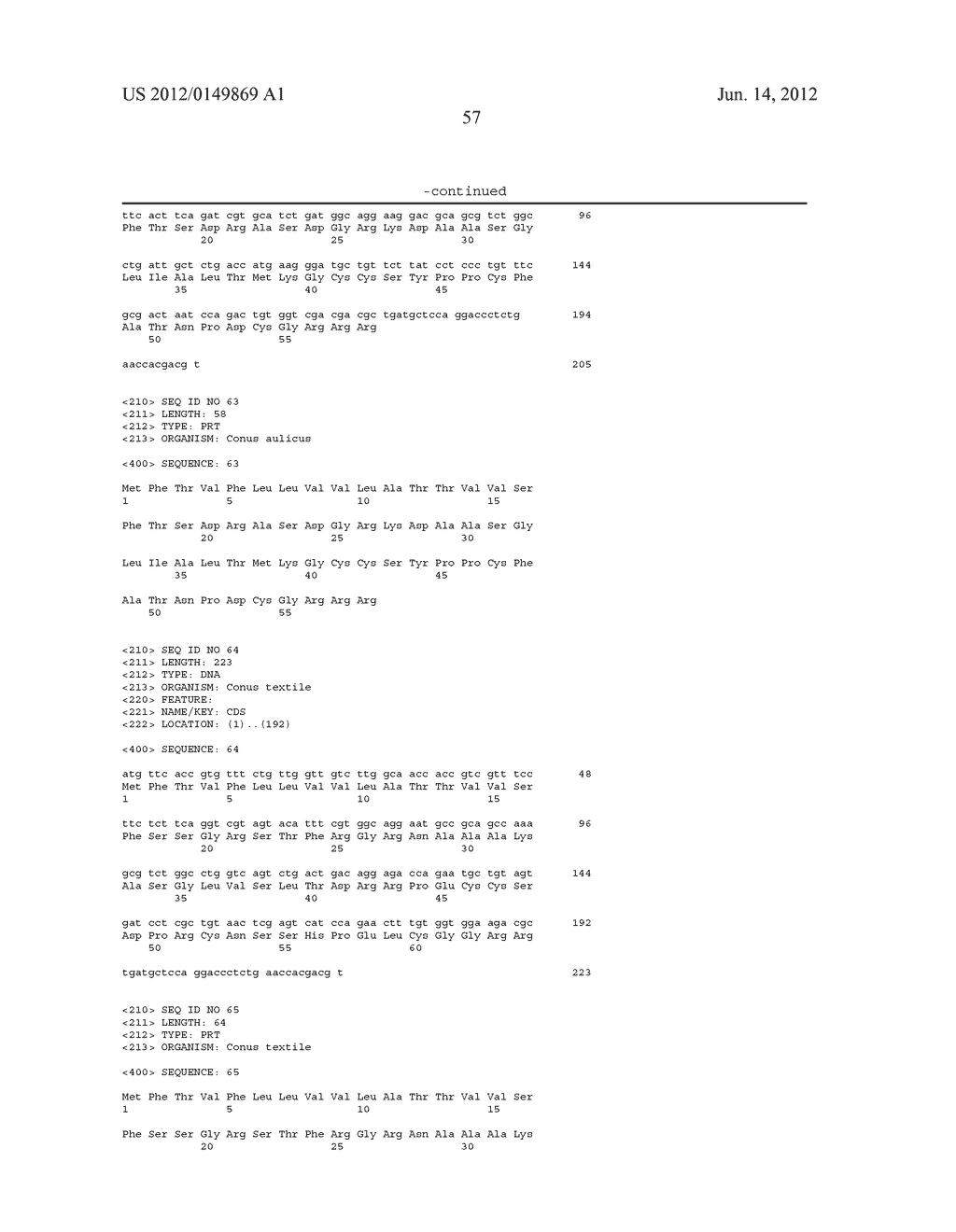 ALPHA-CONOTOXIN PEPTIDES - diagram, schematic, and image 58