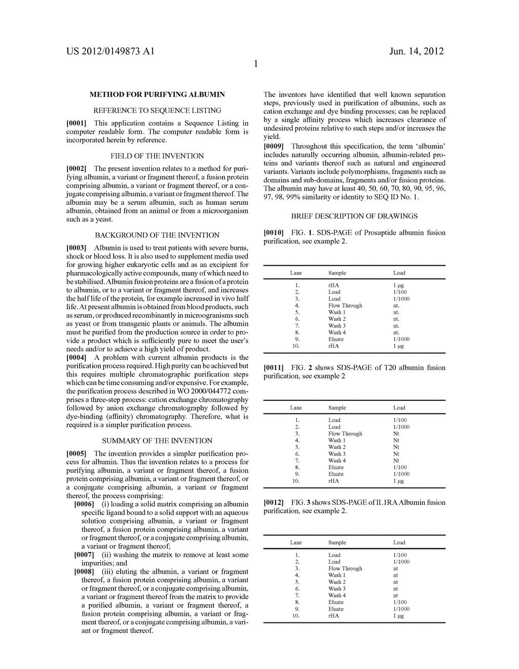 METHOD FOR PURIFYING ALBUMIN - diagram, schematic, and image 07