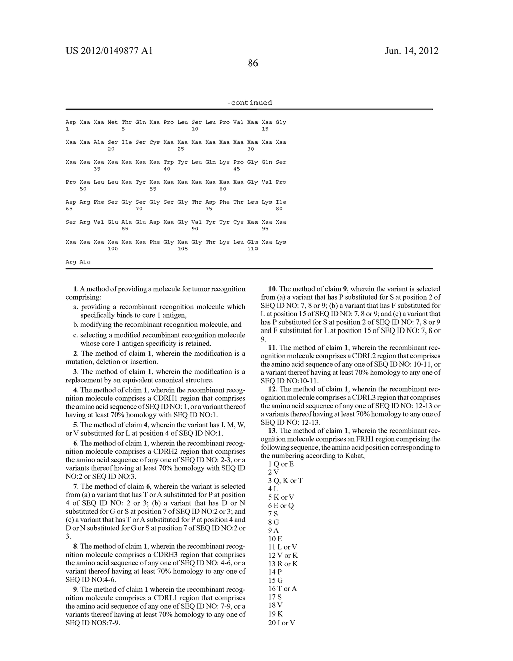 TUMOR-SPECIFIC RECOGNITION MOLECULES - diagram, schematic, and image 102