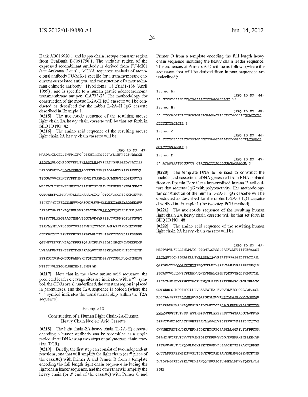 Nucleic Acid Cassette For Producing Recombinant Antibodies - diagram, schematic, and image 37