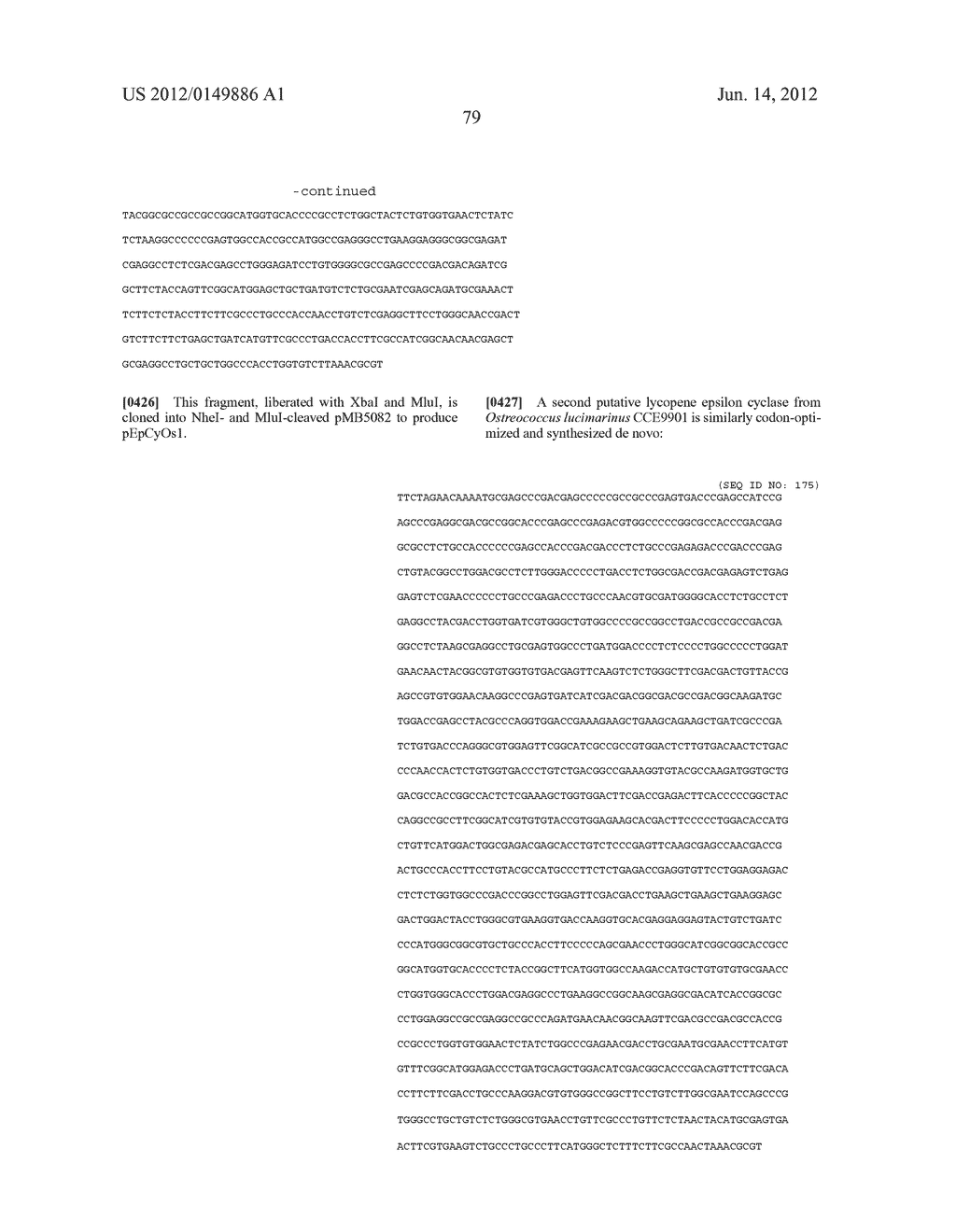 PRODUCTION OF CAROTENOIDS IN OLEAGINOUS YEAST AND FUNGI - diagram, schematic, and image 133