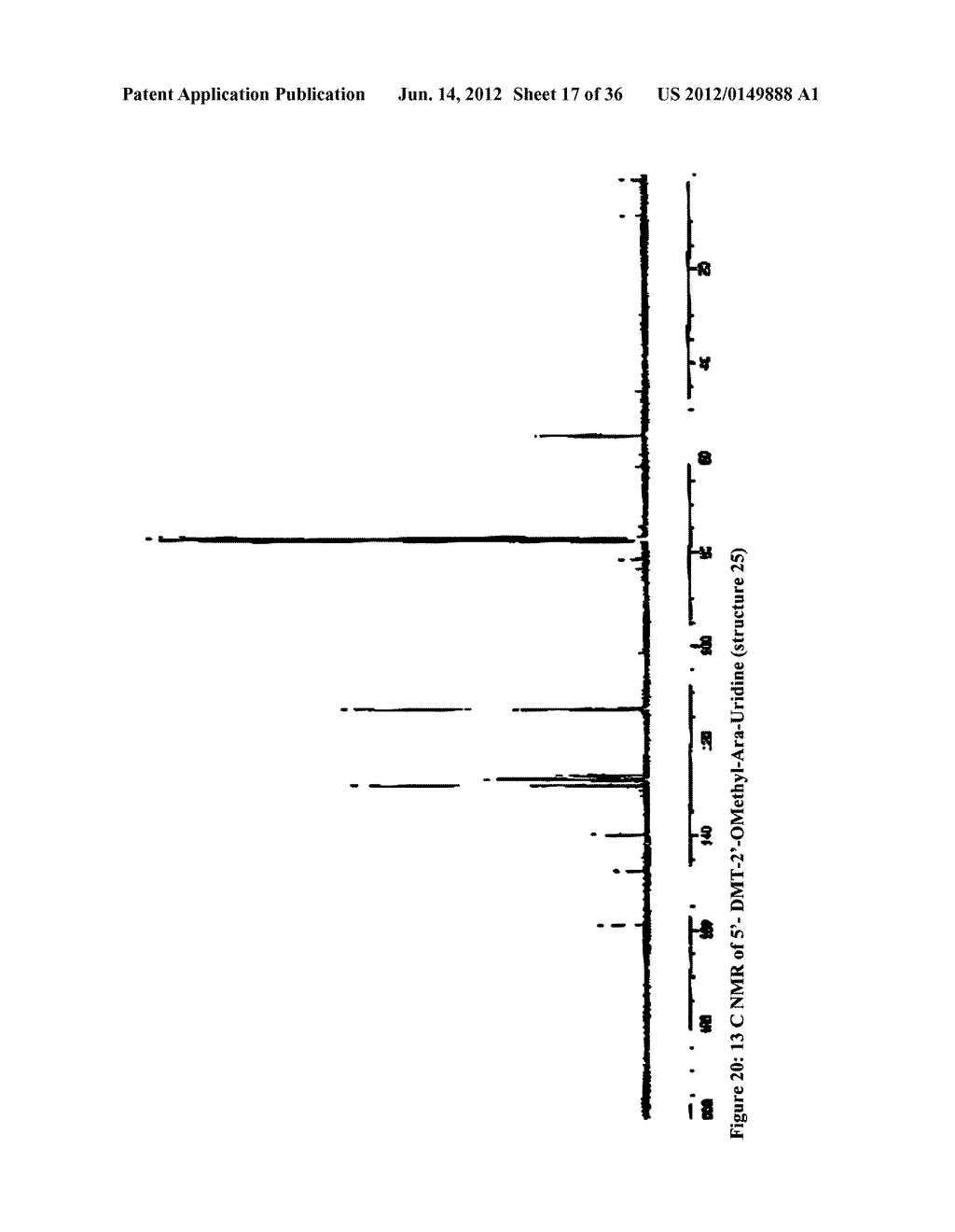 SYNTHESIS OF ARA-2'-O-METHYL-NUCLEOSIDES, CORRESPONDING PHOSPHORAMIDITES     AND OLIGONUCLEOTIDES INCORPORATING NOVEL MODIFICATIONS FOR BIOLOGICAL     APPLICATION IN THERAPEUCTICS, DIAGNOSTICS, G- TETRAD FORMING     OLIGONUCLEOTIDES AND APTAMERS - diagram, schematic, and image 18