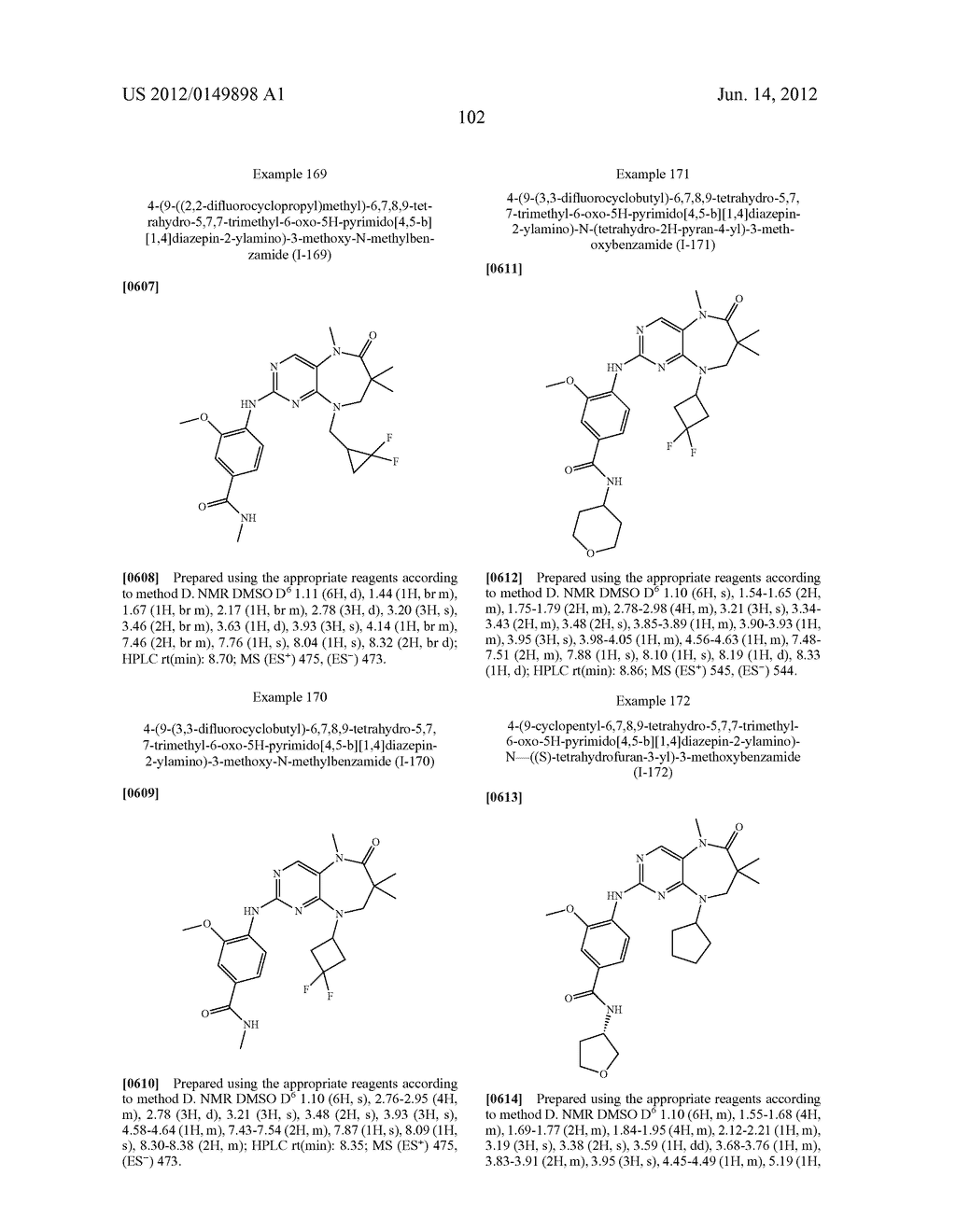 DIHYDRODIAZEPINES USEFUL AS INHIBITORS OF PROTEIN KINASES - diagram, schematic, and image 103