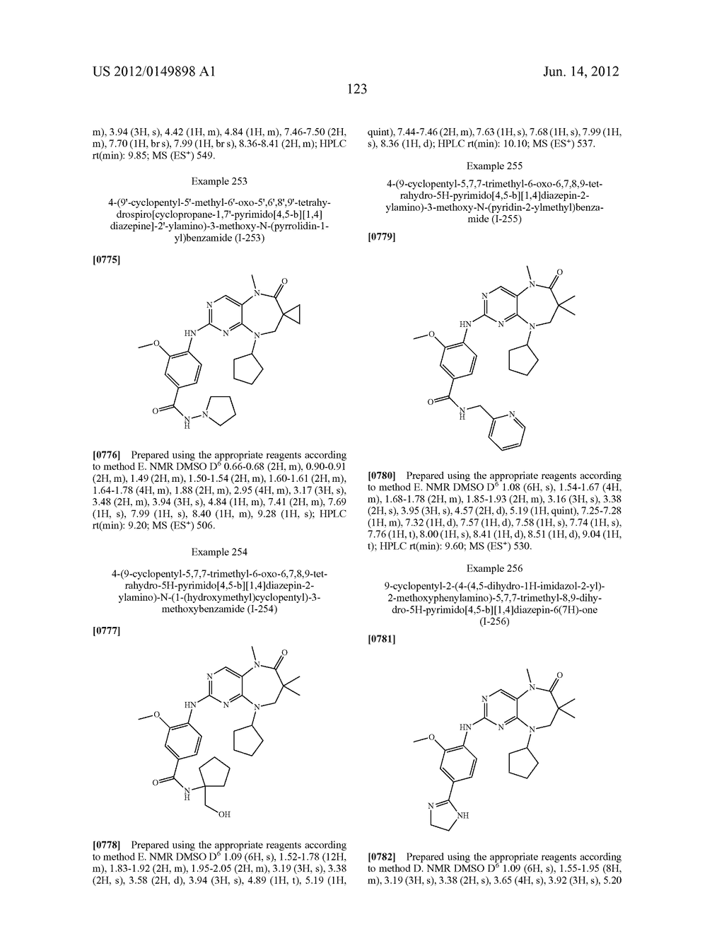 DIHYDRODIAZEPINES USEFUL AS INHIBITORS OF PROTEIN KINASES - diagram, schematic, and image 124