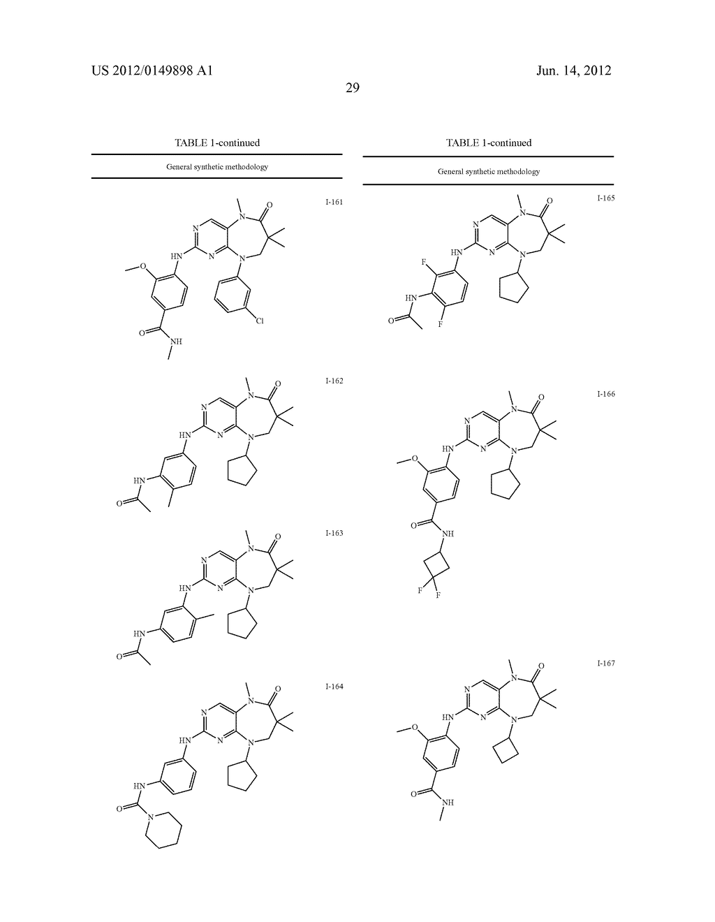 DIHYDRODIAZEPINES USEFUL AS INHIBITORS OF PROTEIN KINASES - diagram, schematic, and image 30