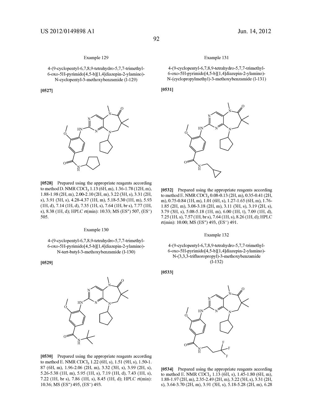 DIHYDRODIAZEPINES USEFUL AS INHIBITORS OF PROTEIN KINASES - diagram, schematic, and image 93