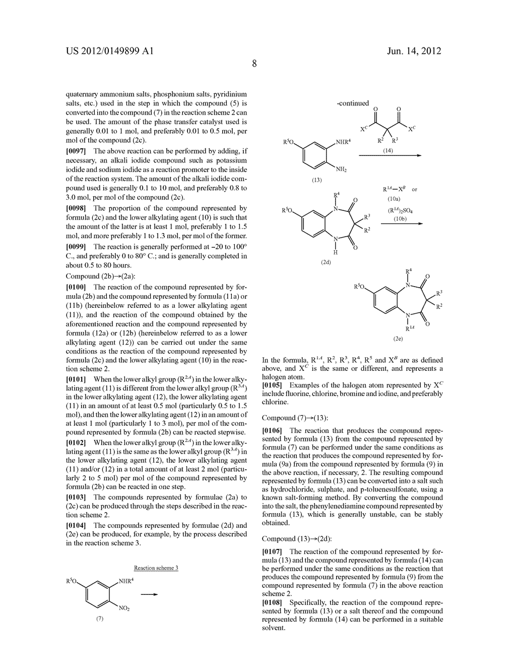 PROCESS FOR PRODUCING BENZO[B][1,4]DIAZEPINE-2,4-DIONE COMPOUND - diagram, schematic, and image 09