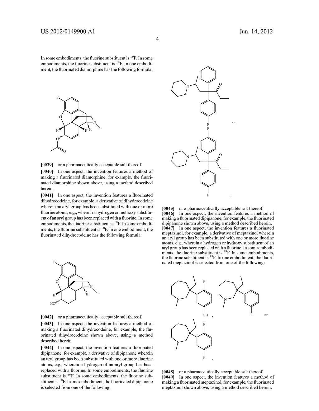 FLUORINE CONTAINING COMPOUNDS AND METHODS OF USE THEREOF - diagram, schematic, and image 12