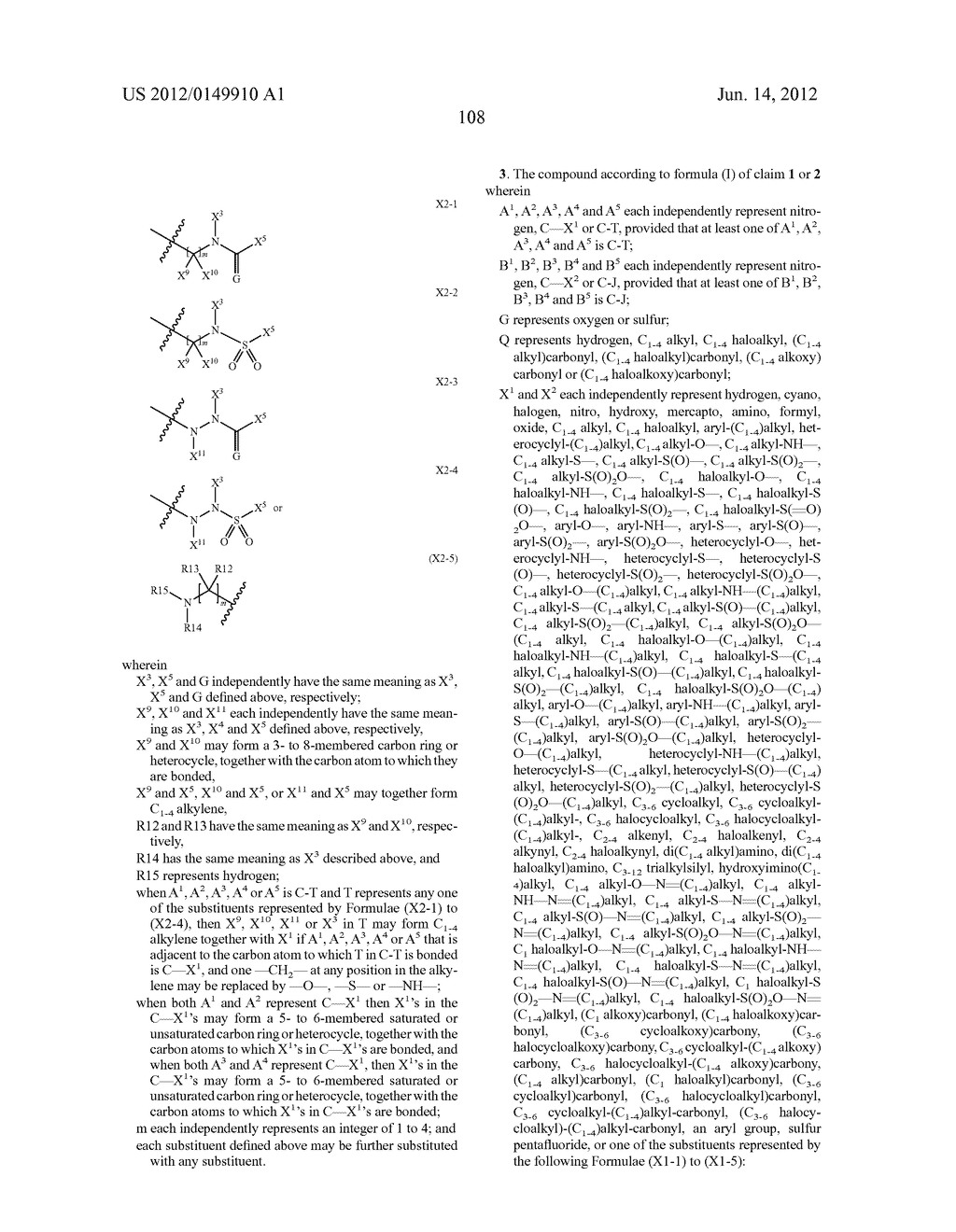 Pesticidal Carboxamides - diagram, schematic, and image 109