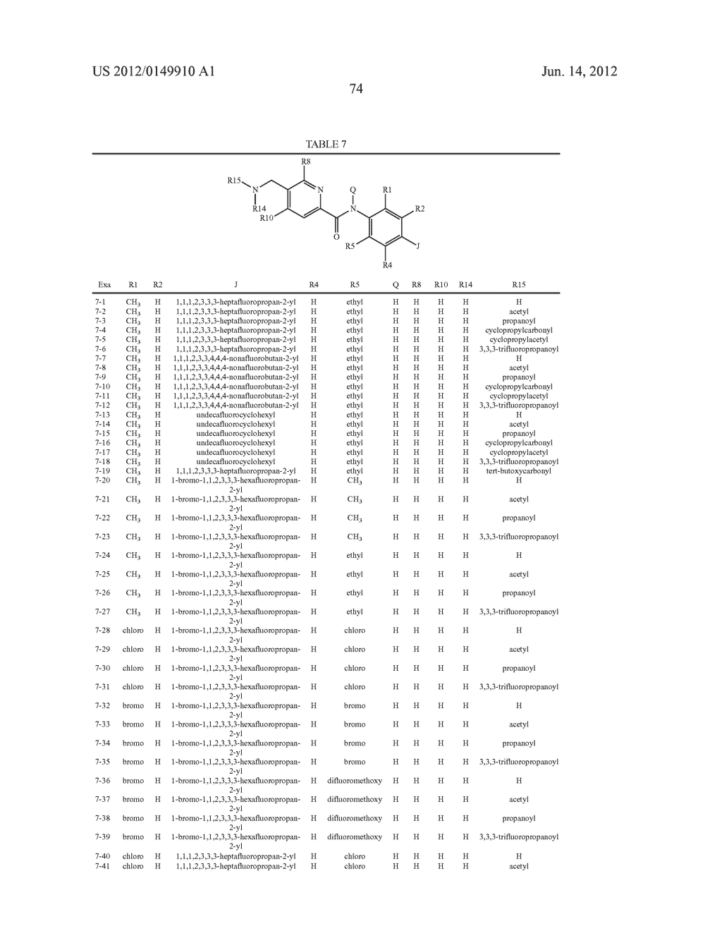 Pesticidal Carboxamides - diagram, schematic, and image 75