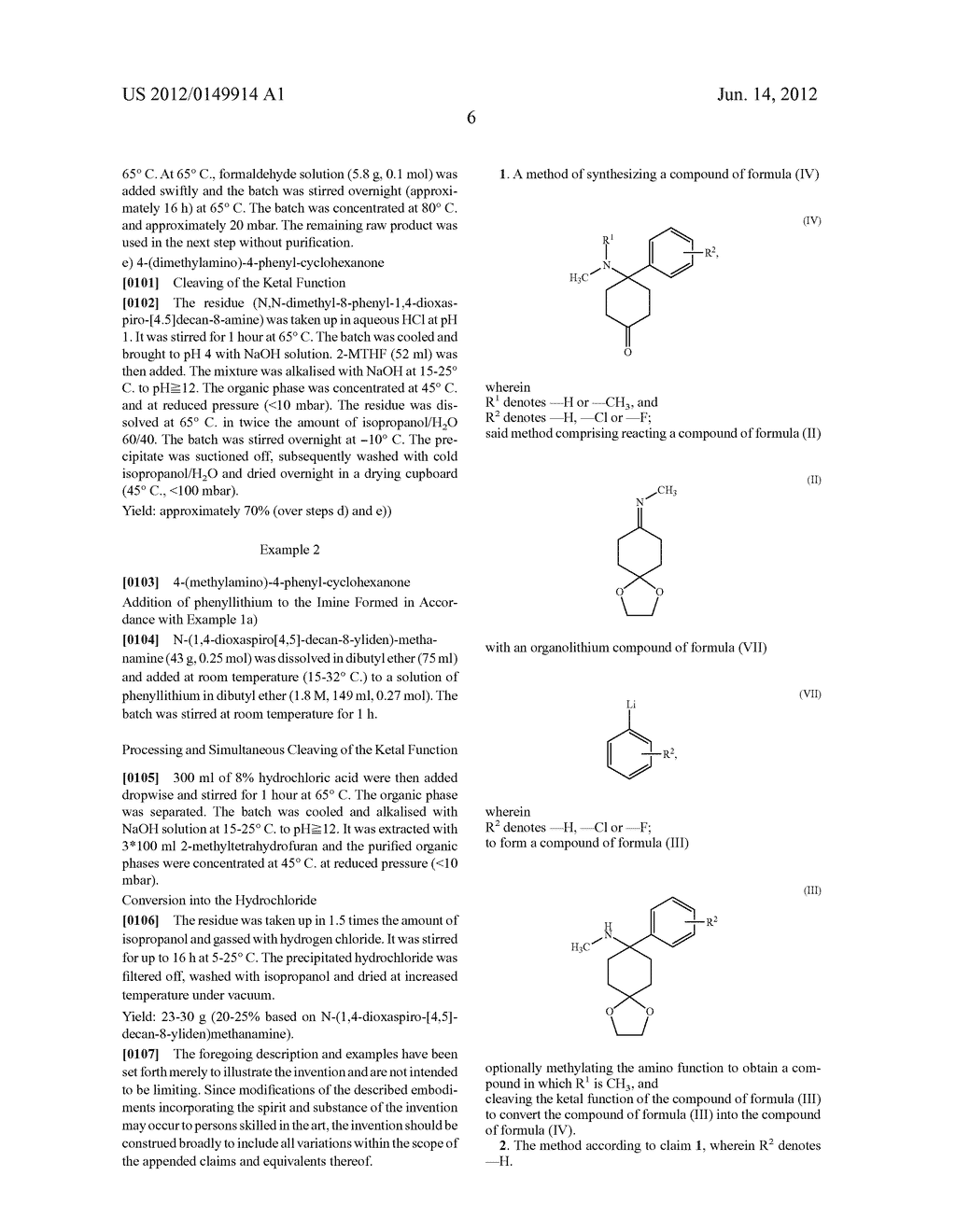 Method for Synthesizing Substituted Aminocyclohexanone Compounds - diagram, schematic, and image 08