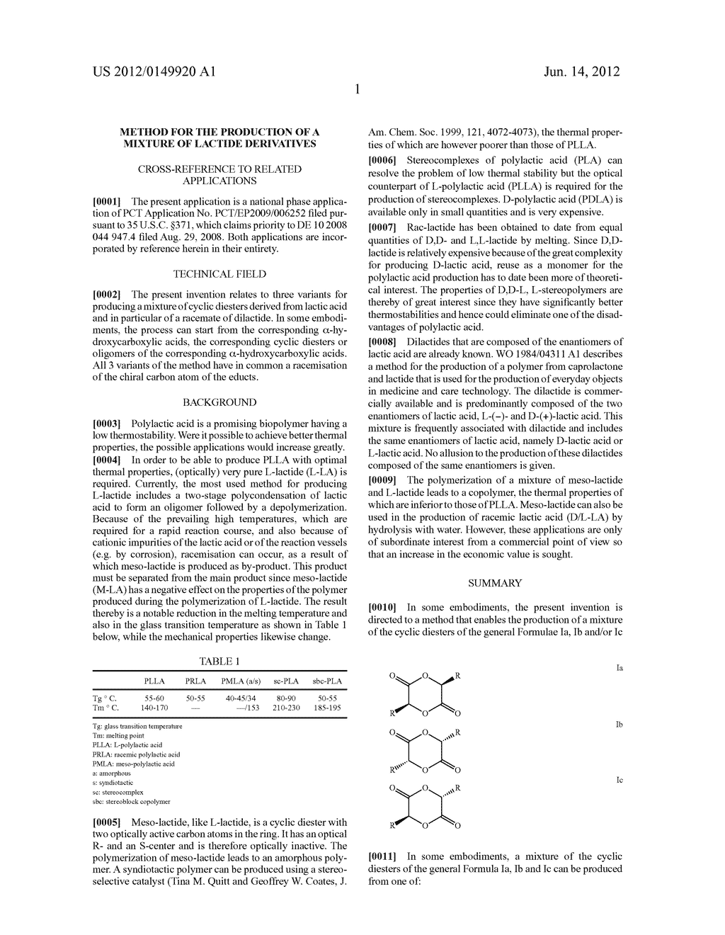 Method for the production of a mixture of lactide derivatives - diagram, schematic, and image 03