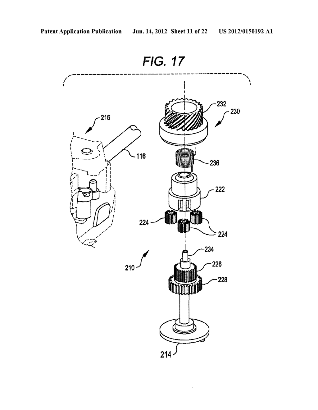 METHOD FOR PASSIVELY DECOUPLING TORQUE APPLIED BY A REMOTE ACTUATOR INTO     AN INDEPENDENTLY ROTATING MEMBER - diagram, schematic, and image 12