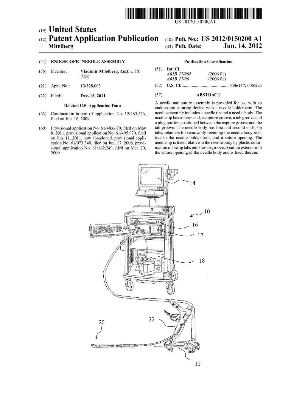 Endoscopic Needle Assembly - diagram, schematic, and image 01