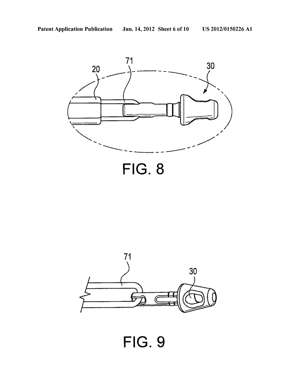 SELF-PUNCHING SWIVEL ANCHOR AND METHOD FOR KNOTLESS FIXATION OF TISSUE - diagram, schematic, and image 07
