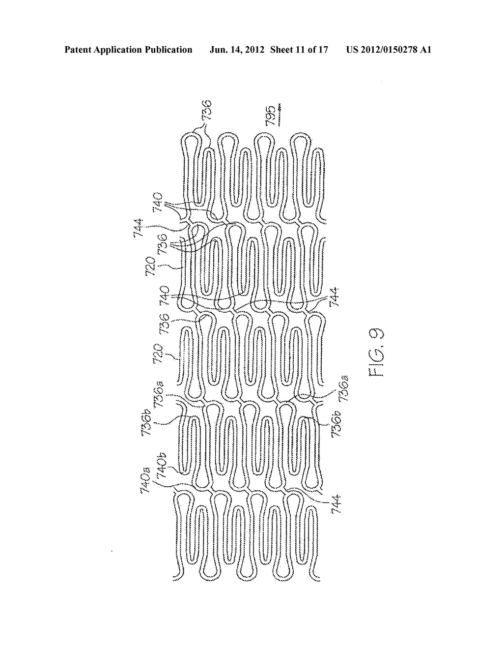 LONGITUDINALLY FLEXIBLE EXPANDABLE STENT - diagram, schematic, and image 12