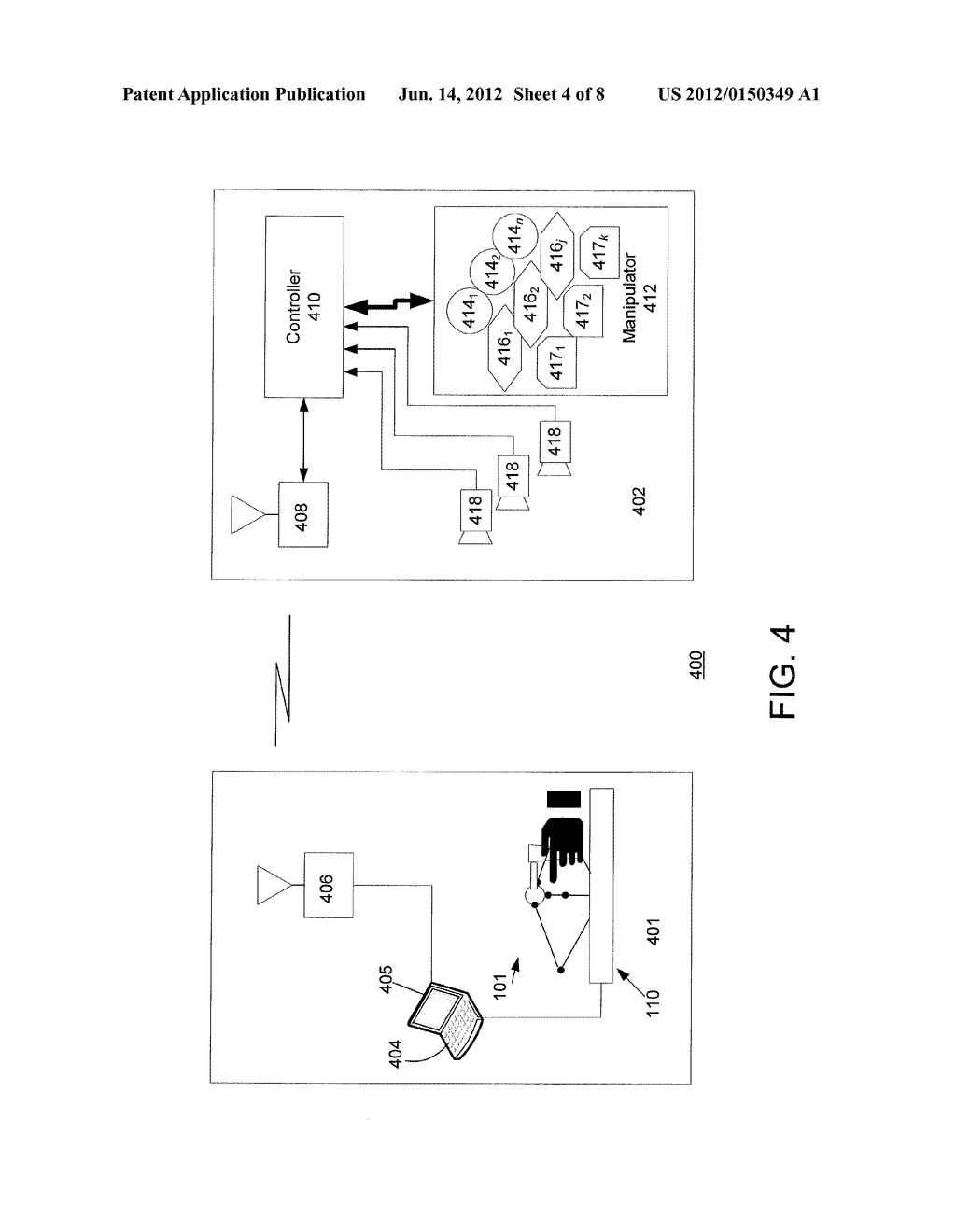 HAPTIC INTERFACE HANDLE WITH FORCE-INDICATING TRIGGER MECHANISM - diagram, schematic, and image 05