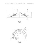 Method And Device For Automatically Monitoring The Ability Of An Aircraft     To Follow A Flight Trajectory With At Least One Turn diagram and image